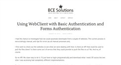 Desktop Screenshot of bcesolutions.com